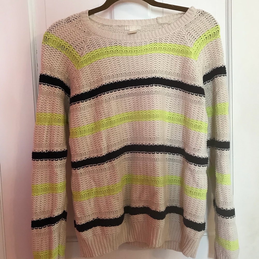Cozy striped sweater